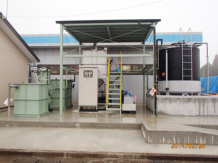 Large batch type wastewater treatment equipment